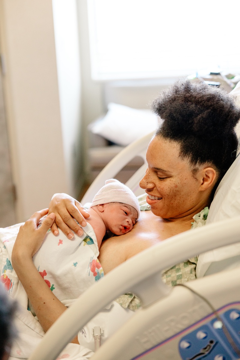 Labor and delivery and Fresh 48 photography portfolio image