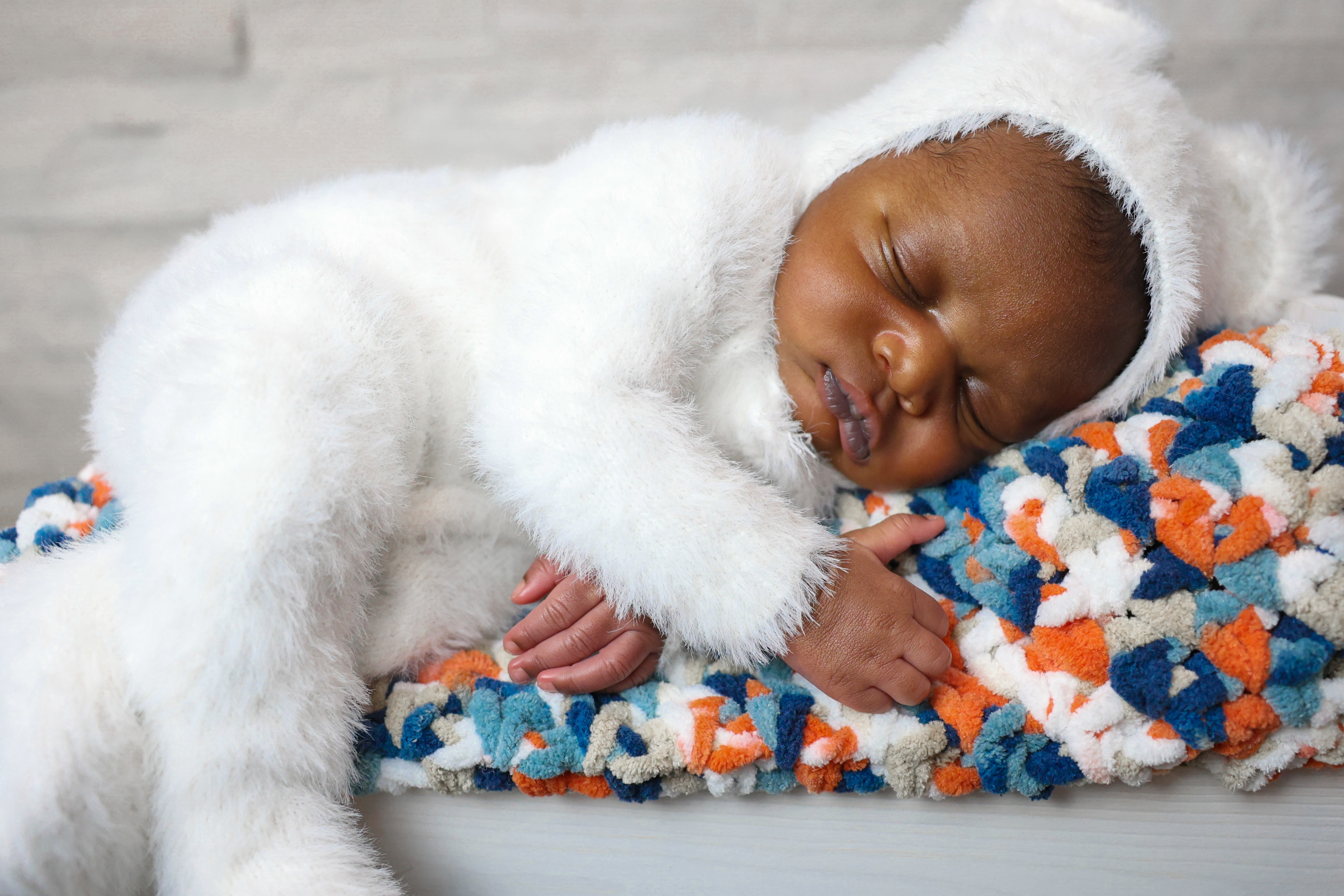 Newborn photography portfolio image