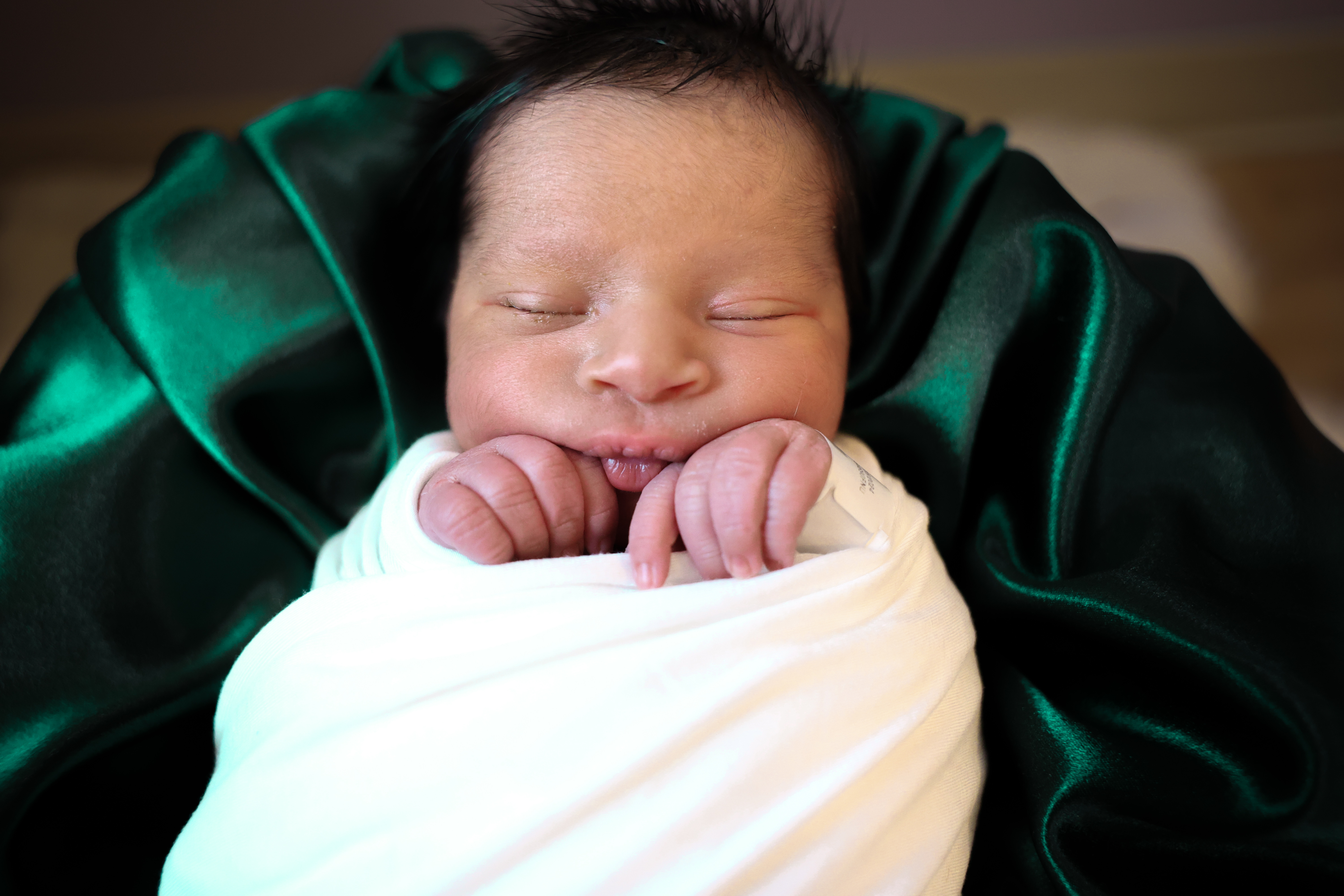 Newborn photography portfolio image