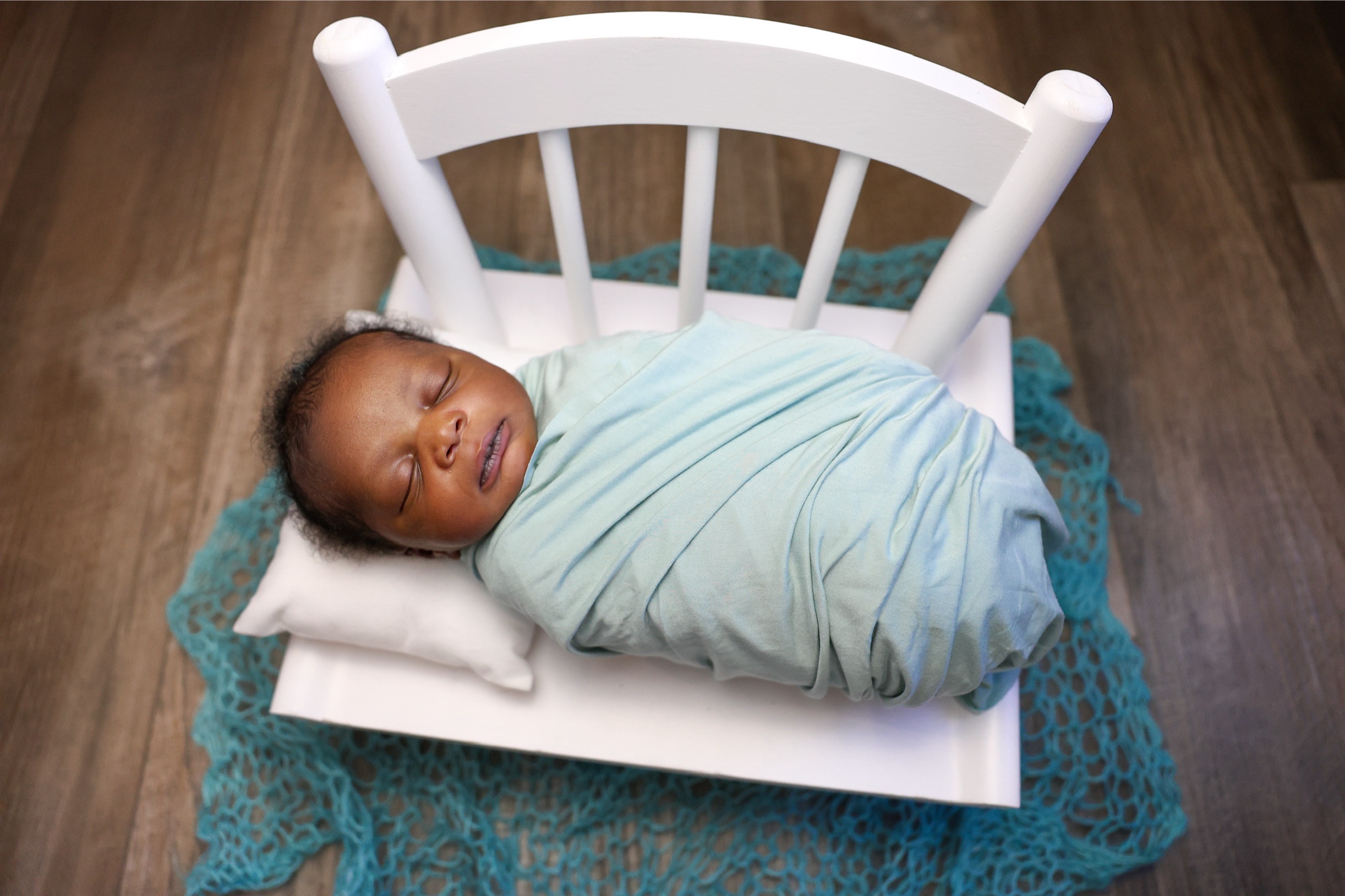 Newborn photography portfolio image