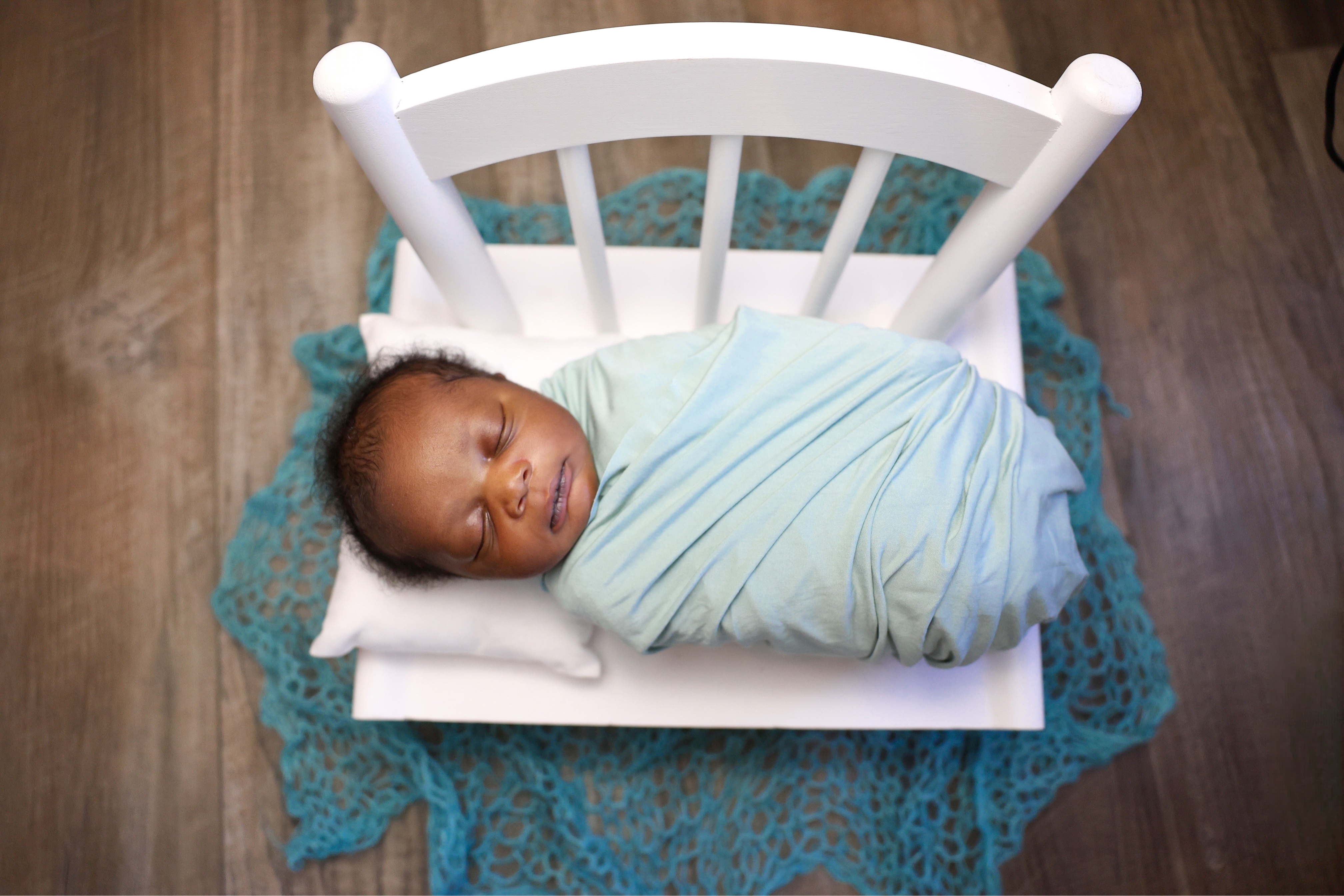 Newborn photography portfolio image